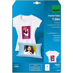 SIGEL Transferfolie (InkJet) für T-Shirts, A4