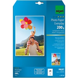 SIGEL Everyday Fotopapier A4, 200g