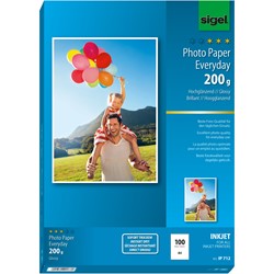 SIGEL Everyday Fotopapier A4, 200g