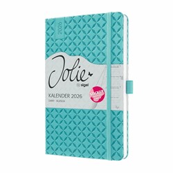 SIGEL Wochenkalender Jolie 2026, ca. A5, petrol, Hardcover, mit Stickerbogen