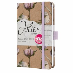 SIGEL Wochenkalender Jolie 2026, ca. A6, Cotton Fields, Hardcover