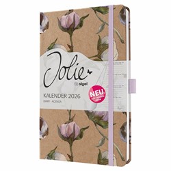SIGEL Wochenkalender Jolie 2026, ca. A5, Cotton Fields, Hardcover