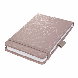 SIGEL Notizblock Jolie Twilight Rose, Hardcover, punktkariert, ca. A6