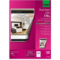 SIGEL Farblaser Fotopapier A4, beidseitig, 170g