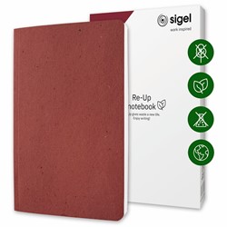 SIGEL Notizbuch Re-Up, ca. A5, liniert, Softcover, rot