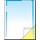 Designdruck blau, Kopie gelb