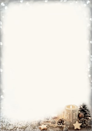 Papier à Motif Noël SIGEL DP443 Charmful Christmas - A4, 90 G/m², 25 Feuilles