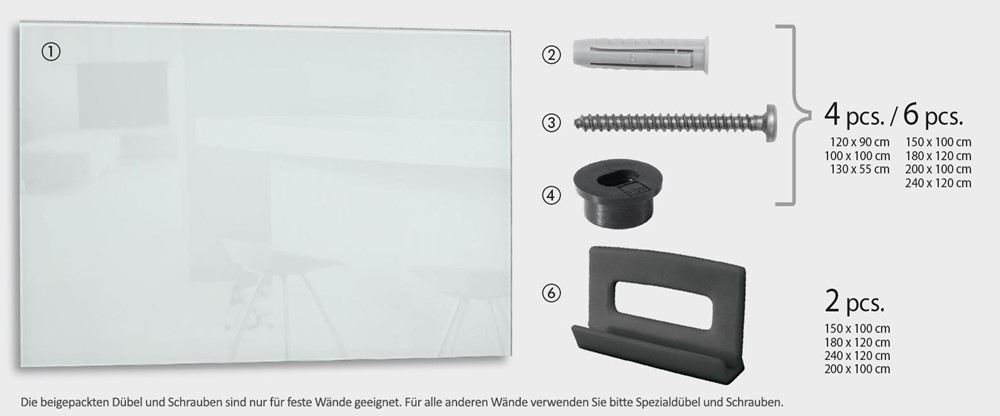 Artverum Montagehinweis Produktinhalt