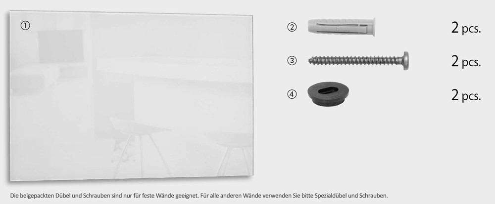 Artverum Montagehinweis Produktinhalt